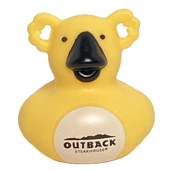 Outback Steakhouse Koala Duck Koala Bear 2025 Yellow Limited Edition Collectible - Picture 1 of 3